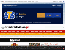 Tablet Screenshot of primeradivision.pl